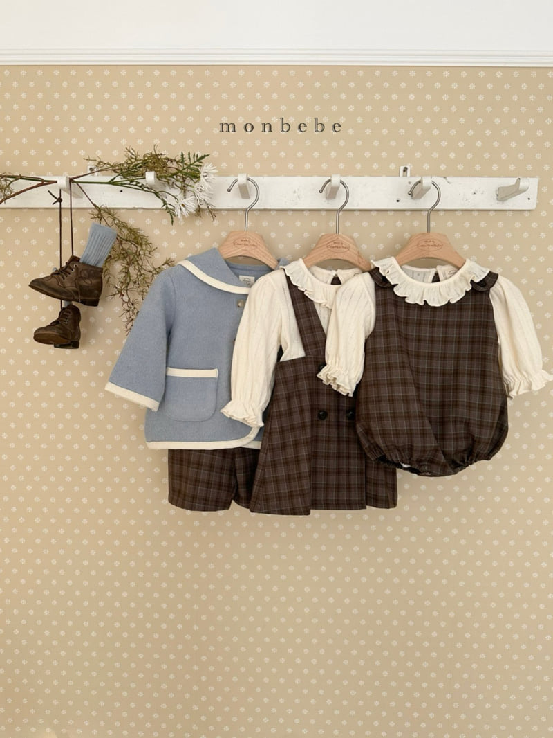 Monbebe - Korean Baby Fashion - #babyboutique - Romy Check One-piece - 8