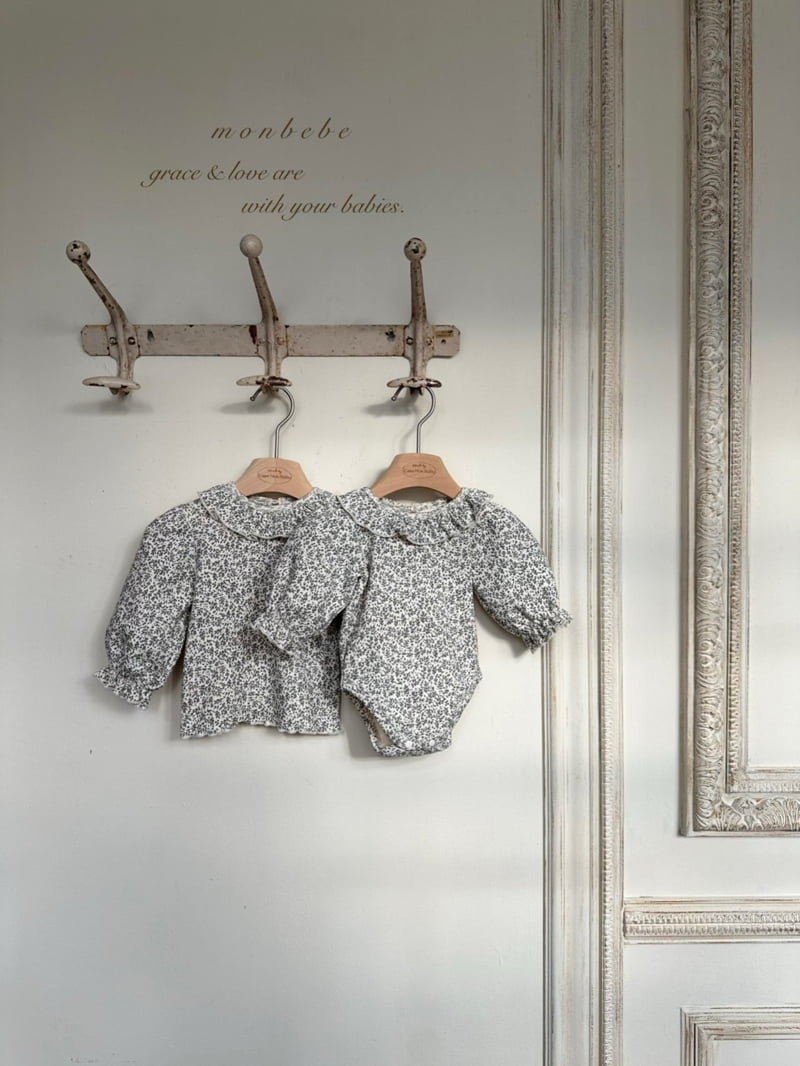 Monbebe - Korean Baby Fashion - #babyboutique - Leaf Span Suit - 4