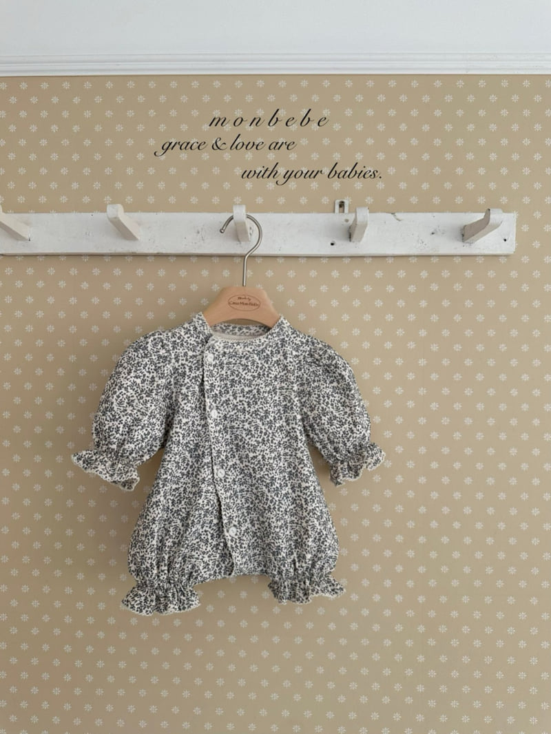 Monbebe - Korean Baby Fashion - #babyboutiqueclothing - Ditsy Flower Glory Suit