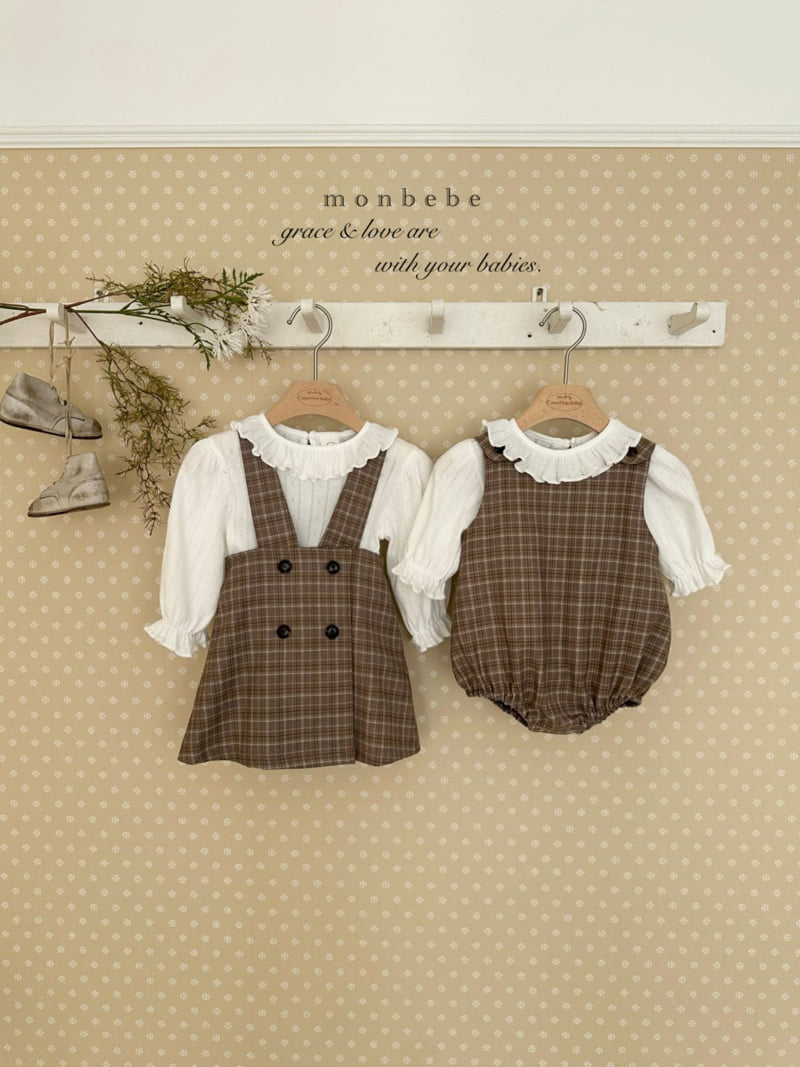 Monbebe - Korean Baby Fashion - #babyboutiqueclothing - Romy Check Suit - 8