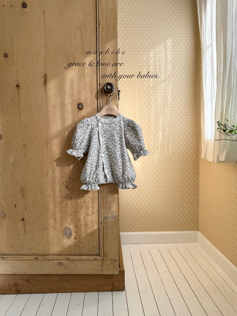 Monbebe - Korean Baby Fashion - #babyclothing - Ditsy Flower Glory Suit - 2