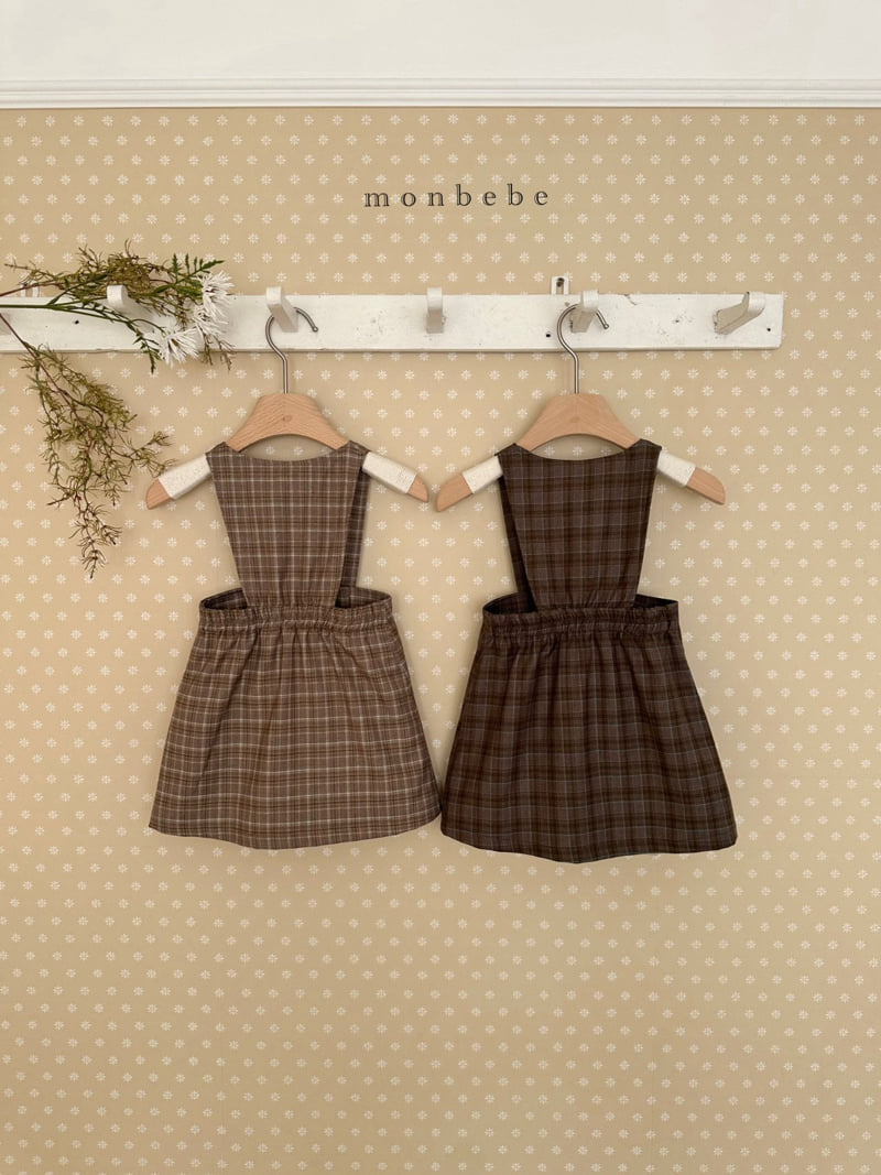 Monbebe - Korean Baby Fashion - #babyclothing - Romy Check One-piece - 10
