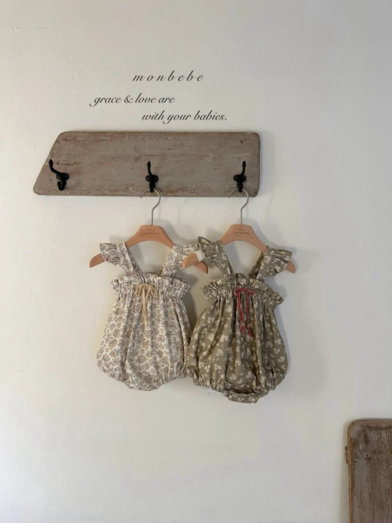 Monbebe - Korean Baby Fashion - #babyfashion - Flower Frill Suit - 9