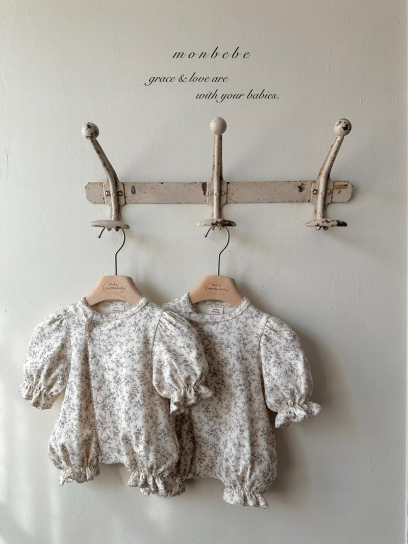 Monbebe - Korean Baby Fashion - #babyfashion - Ditsy Flower Glory Suit - 3