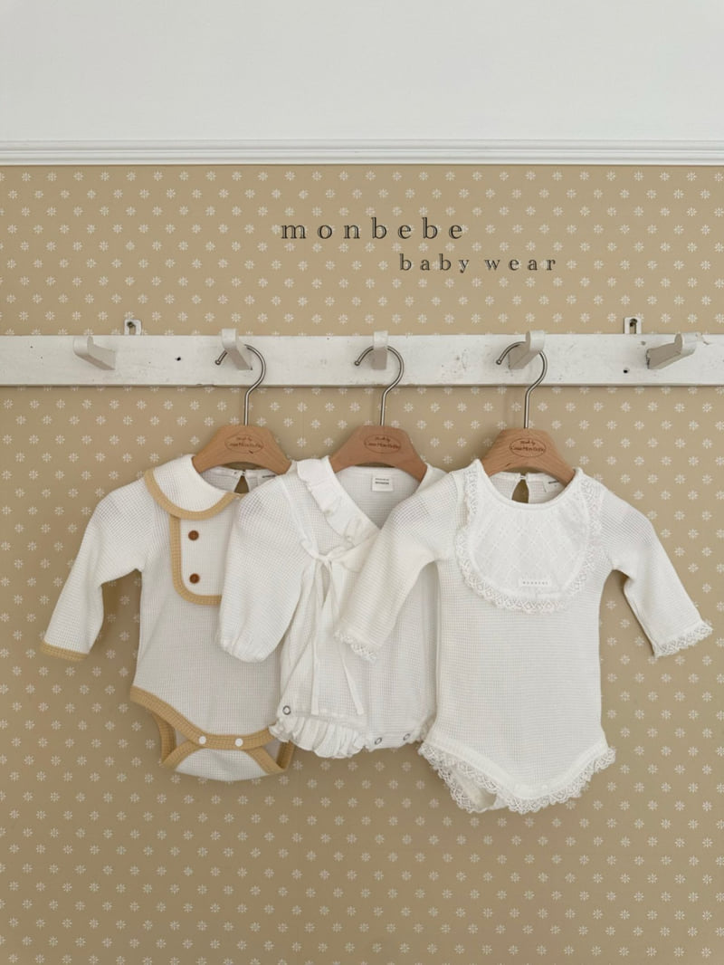 Monbebe - Korean Baby Fashion - #babyfashion - Waffle Wrap Suit - 2