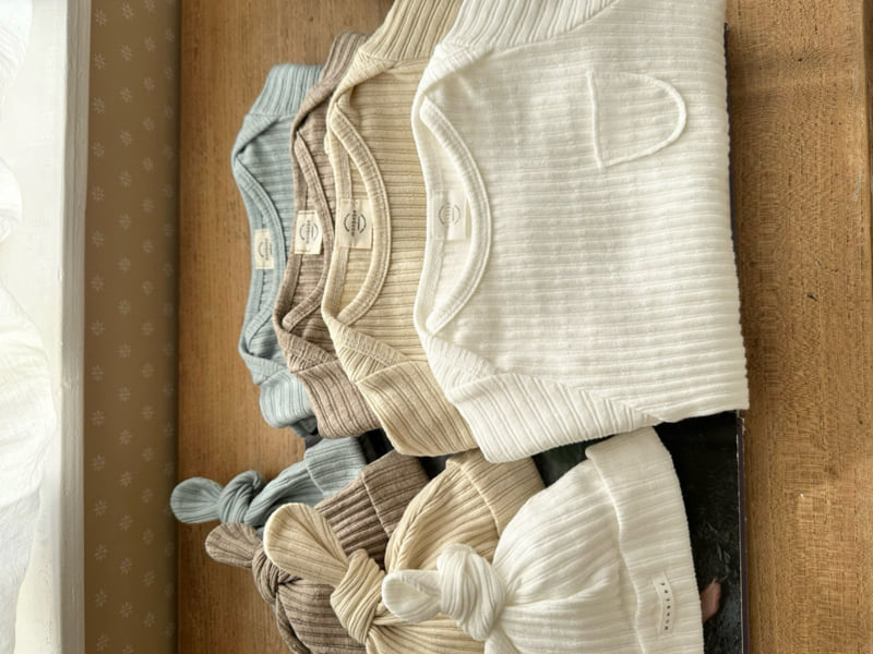 Monbebe - Korean Baby Fashion - #babyfashion - Leo Boy Suit Beanie Set - 9
