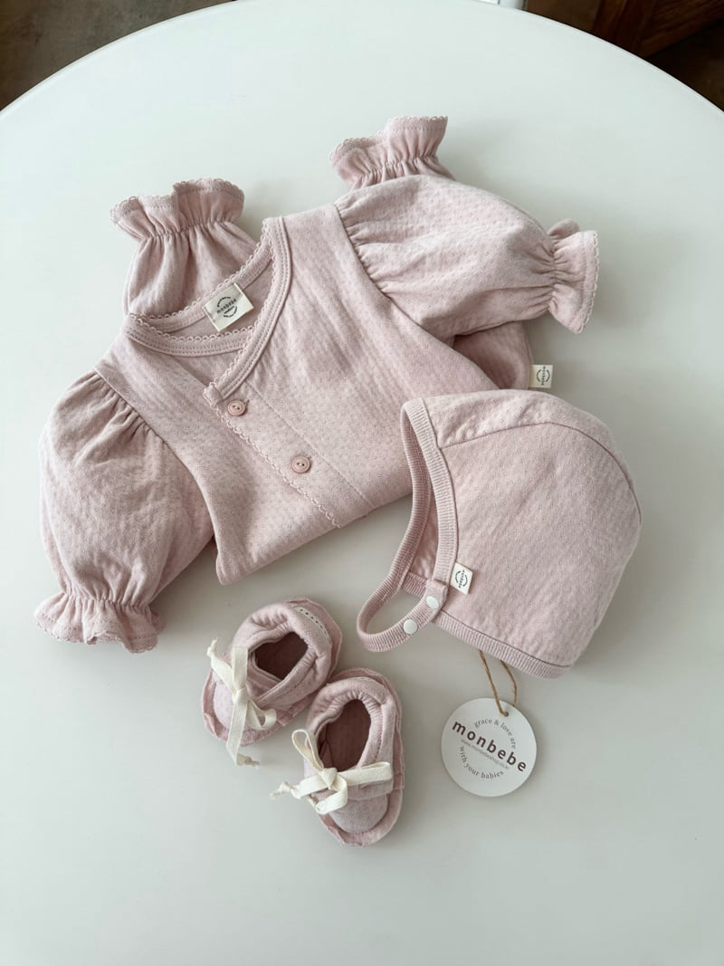 Monbebe - Korean Baby Fashion - #babyclothing - Noah Newborn Shoes - 4