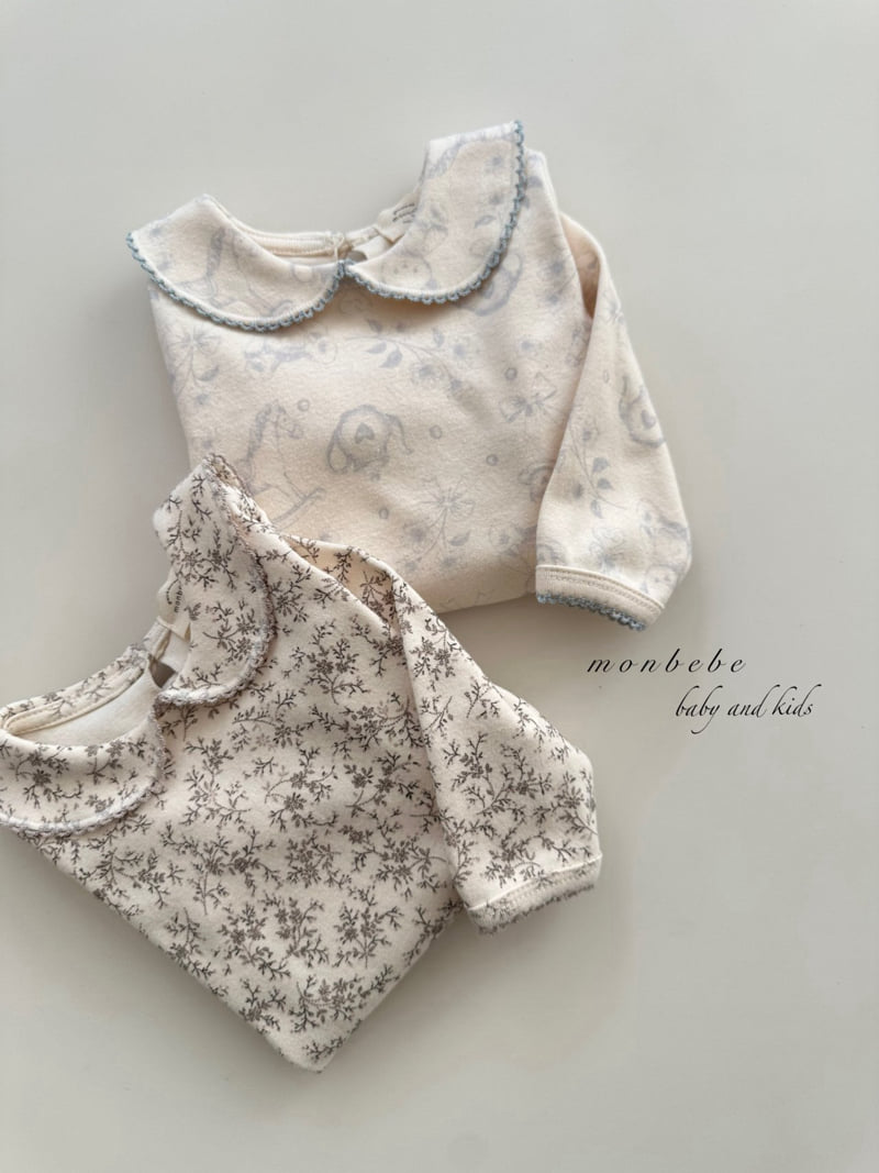 Monbebe - Korean Baby Fashion - #babyfever - Printed Collar Suit - 9