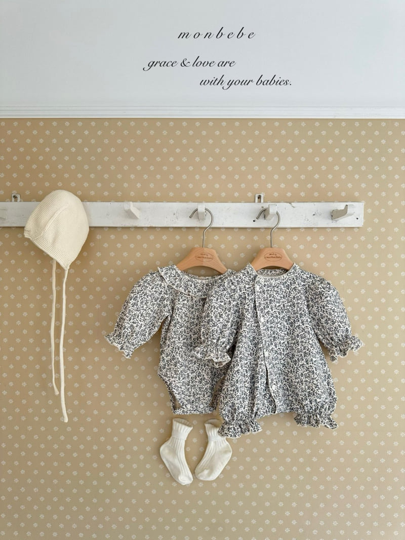 Monbebe - Korean Baby Fashion - #babyfever - Leaf Span Suit - 7