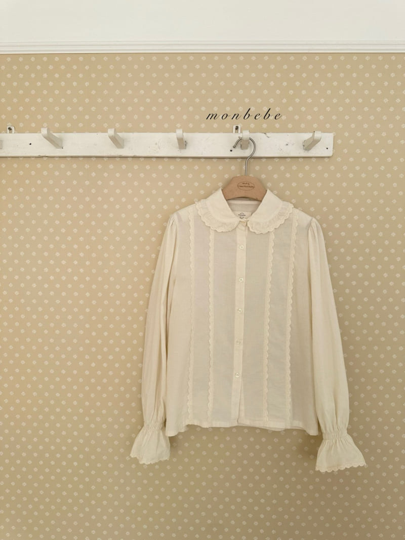 Monbebe - Korean Baby Fashion - #babyfever - Pepe Lace Blouse - 5