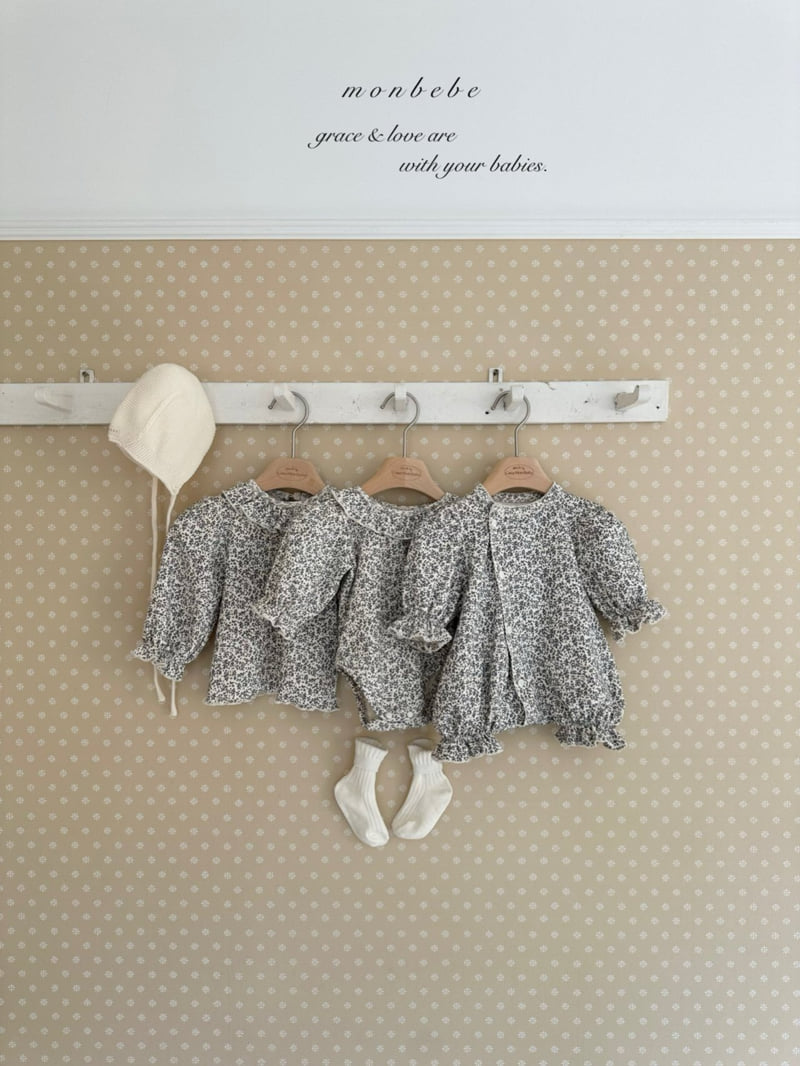 Monbebe - Korean Baby Fashion - #babygirlfashion - Leaf Span Suit - 8