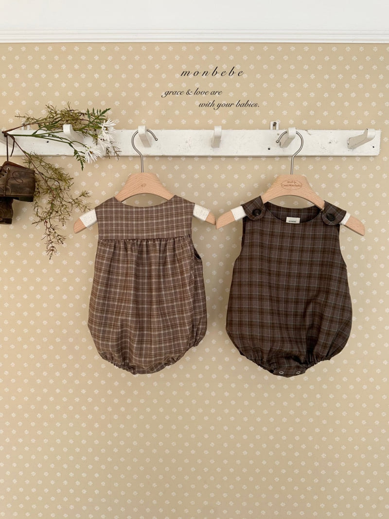 Monbebe - Korean Baby Fashion - #babygirlfashion - Romy Check Suit - 12