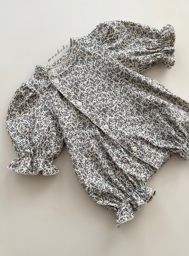 Monbebe - Korean Baby Fashion - #babylifestyle - Ditsy Flower Glory Suit - 6