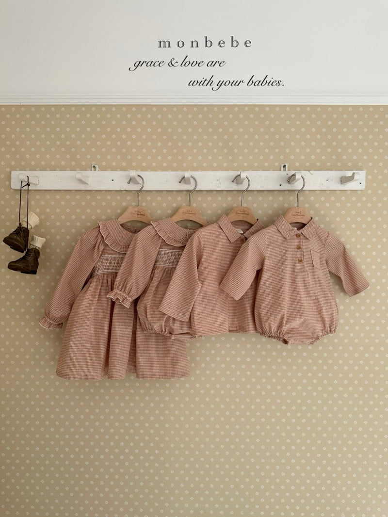 Monbebe - Korean Baby Fashion - #babylifestyle - Mila Smocked One-piece - 5