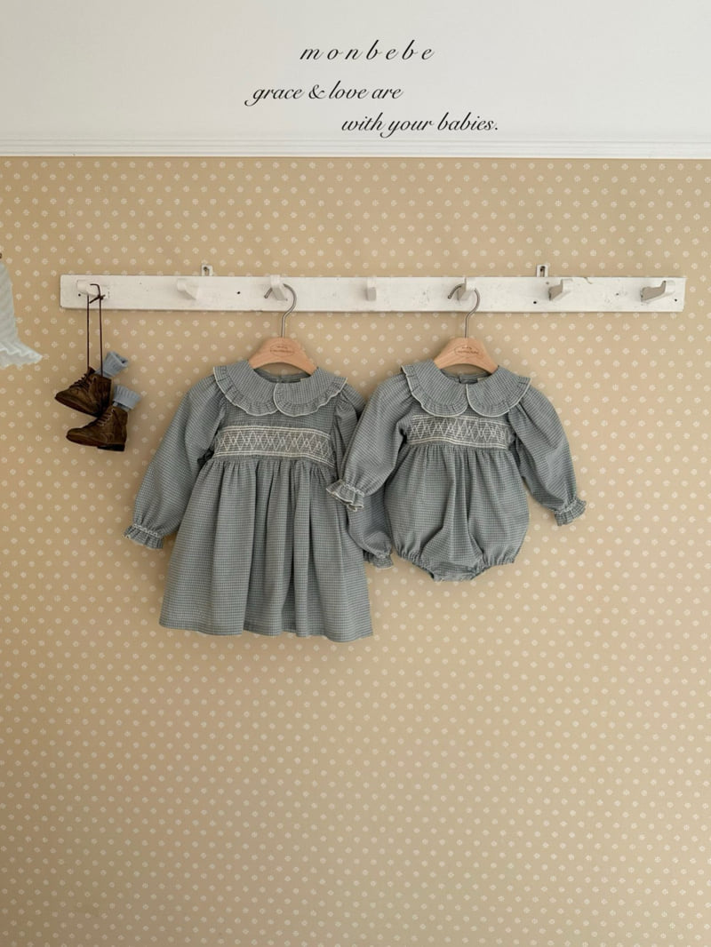 Monbebe - Korean Baby Fashion - #babygirlfashion - Mila Smocked Suit - 4