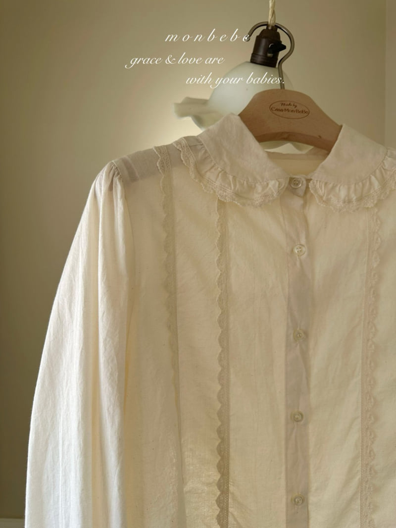 Monbebe - Korean Baby Fashion - #babyoninstagram - Pepe Lace Blouse - 8