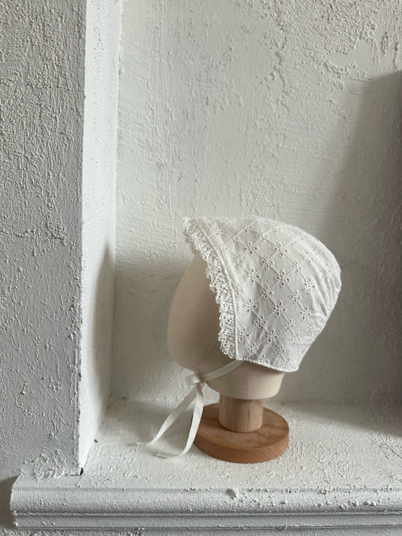 Monbebe - Korean Baby Fashion - #babyoninstagram - Bebe Lace Bonnet - 7