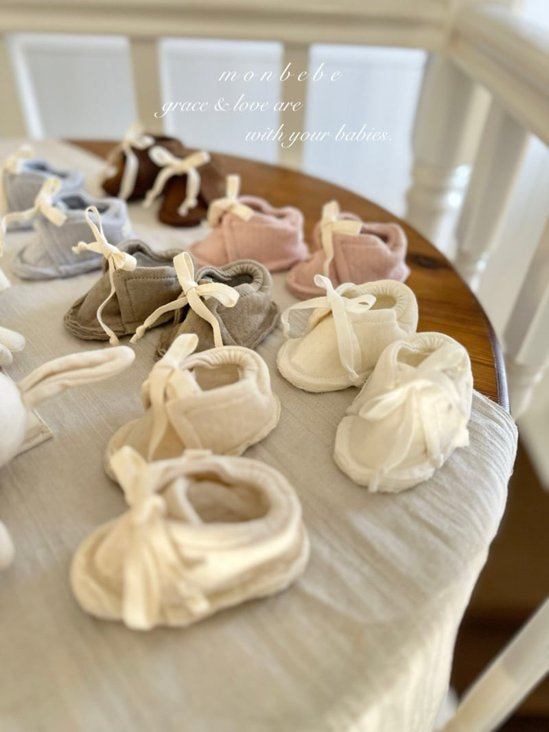 Monbebe - Korean Baby Fashion - #babyoninstagram - Noah Newborn Shoes - 8