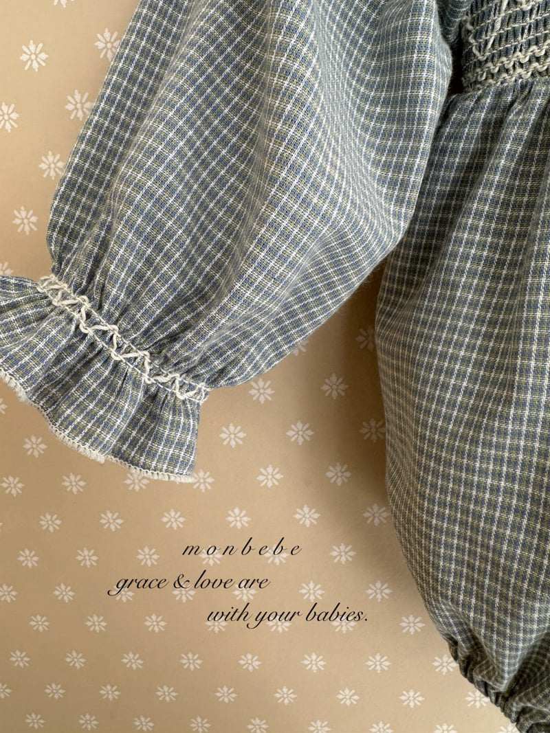 Monbebe - Korean Baby Fashion - #babyootd - Mila Smocked Suit - 6