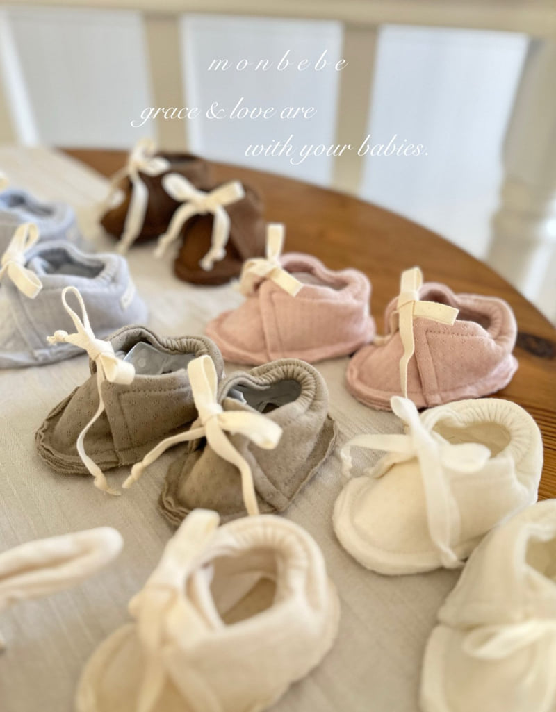 Monbebe - Korean Baby Fashion - #babyootd - Noah Newborn Shoes - 9