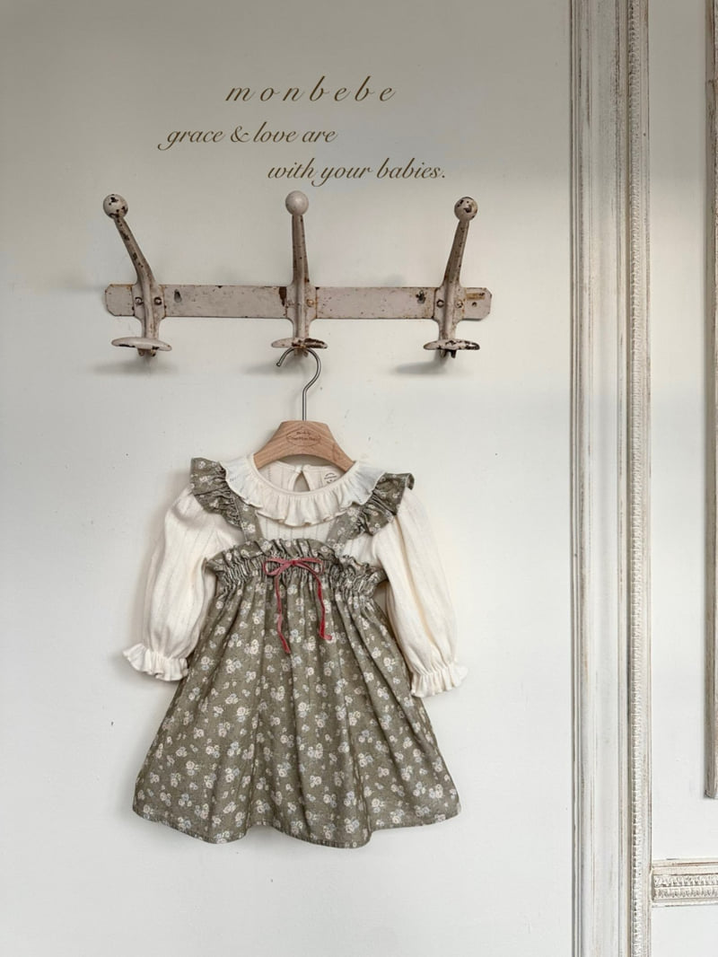 Monbebe - Korean Baby Fashion - #babyoutfit - Harmony Frill Suit - 2