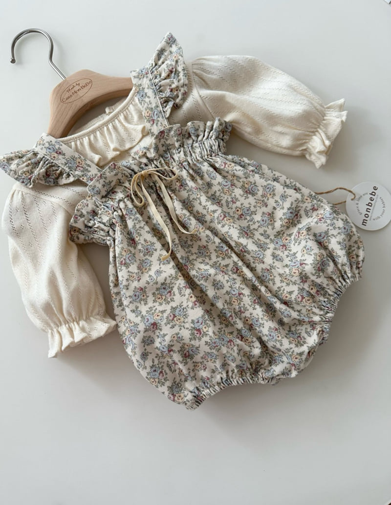 Monbebe - Korean Baby Fashion - #babyoutfit - Harmony Frill Suit - 3