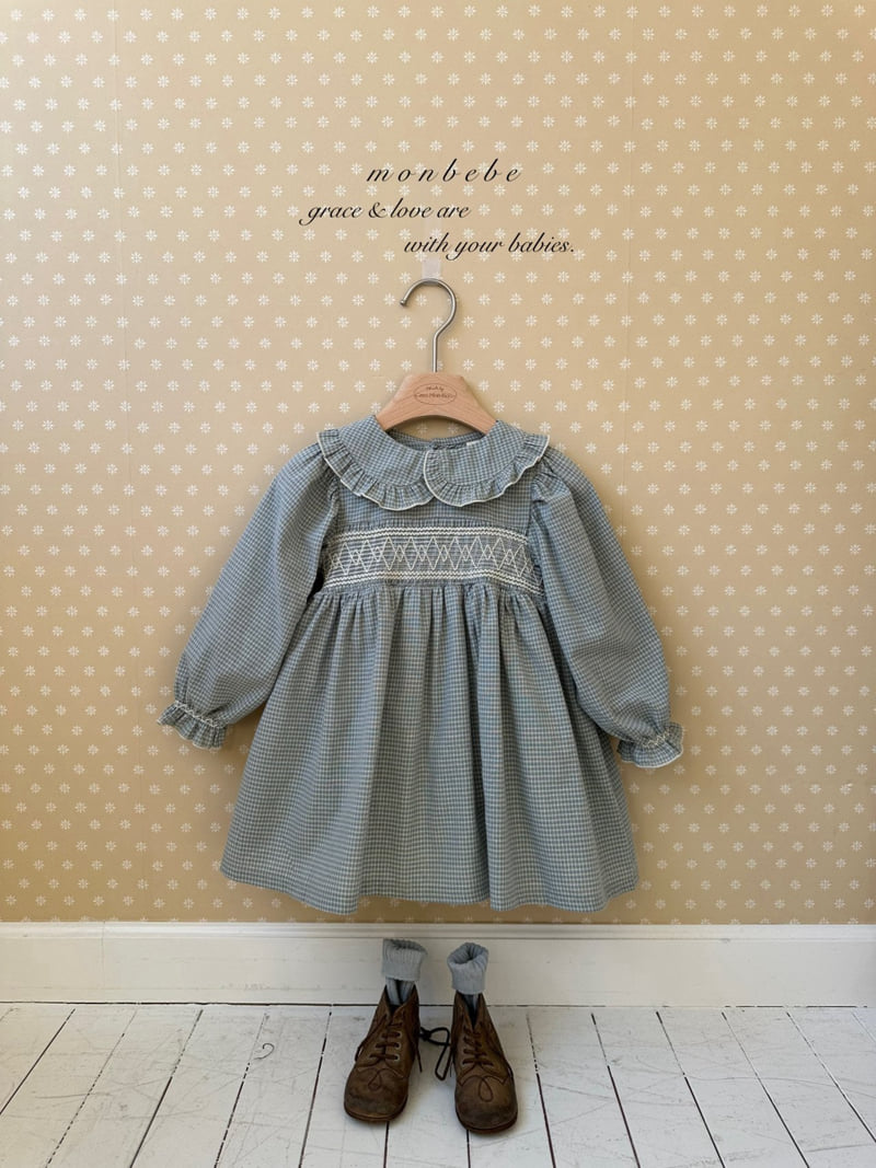 Monbebe - Korean Baby Fashion - #babyoutfit - Mila Smocked One-piece - 8