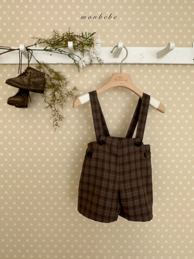 Monbebe - Korean Baby Fashion - #babyoutfit - Roy Suspender Pants - 3