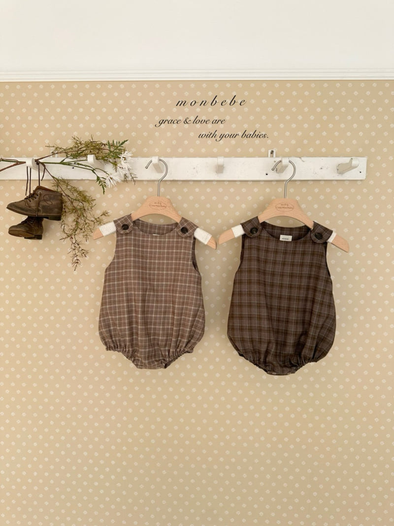 Monbebe - Korean Baby Fashion - #babyoutfit - Romy Check Suit