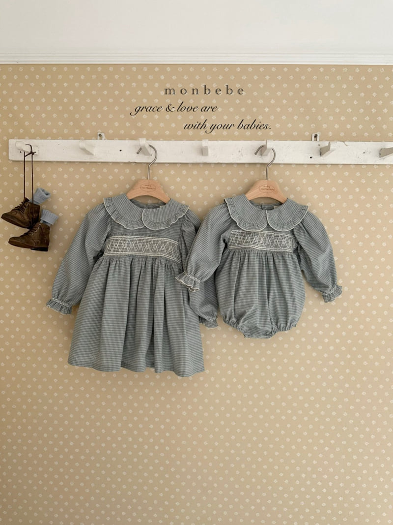 Monbebe - Korean Baby Fashion - #babywear - Mila Smocked One-piece - 10