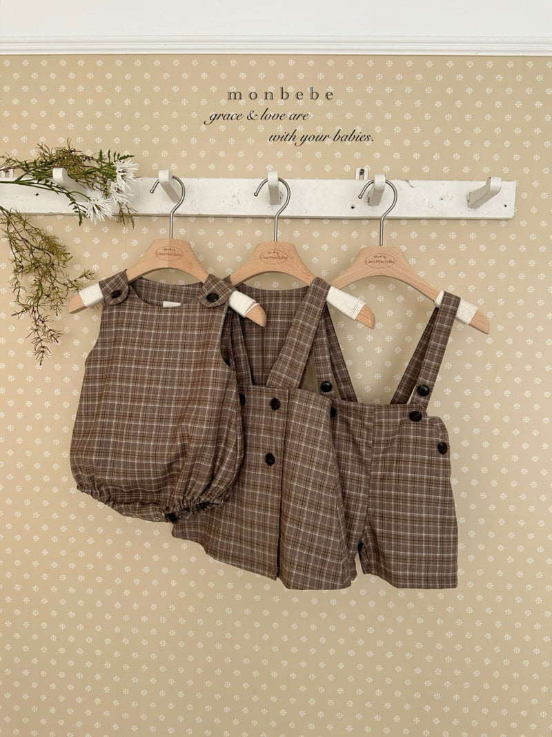Monbebe - Korean Baby Fashion - #babywear - Romy Check Suit - 3