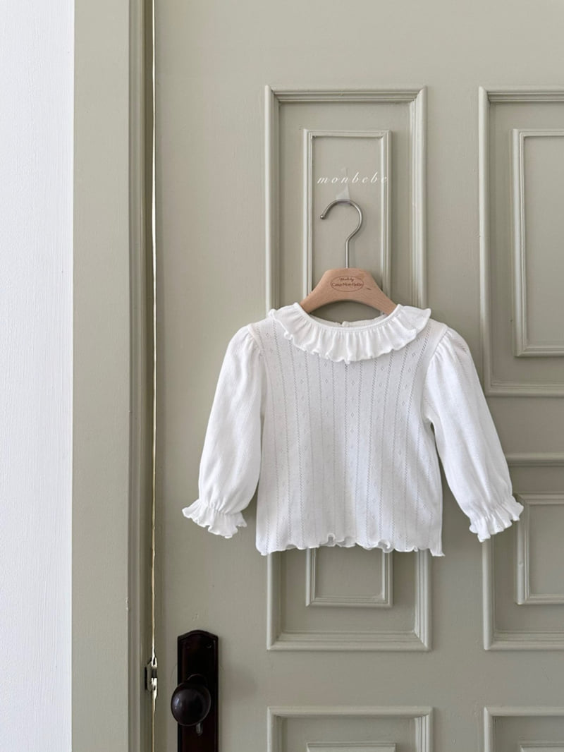 Monbebe - Korean Baby Fashion - #babywear - Harmony Frill Tee - 5