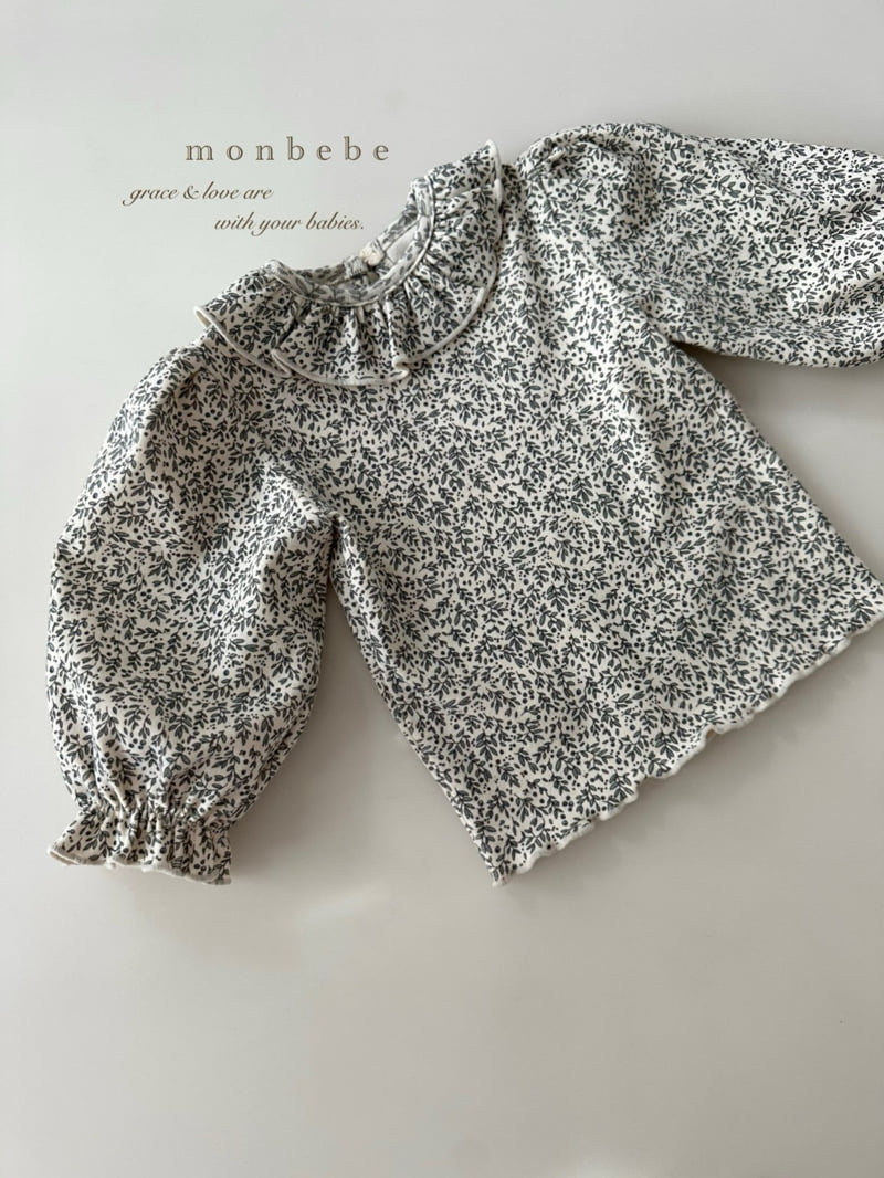 Monbebe - Korean Baby Fashion - #onlinebabyboutique - Leaf Puff Tee