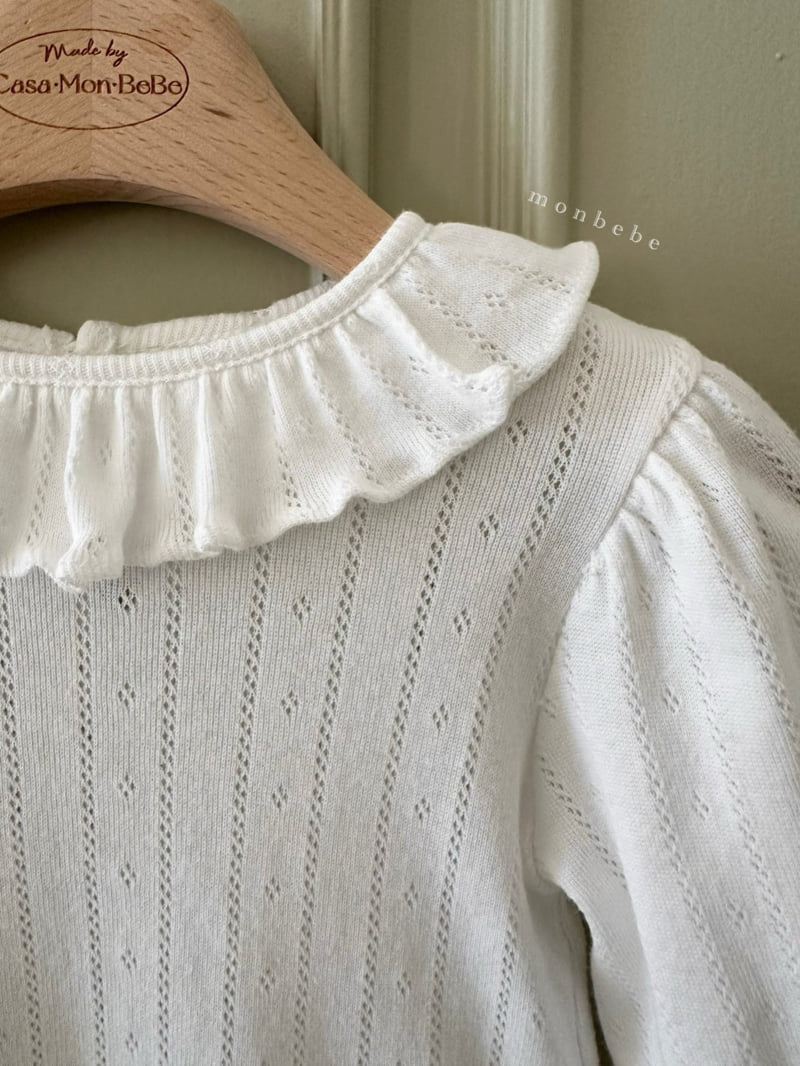 Monbebe - Korean Baby Fashion - #onlinebabyboutique - Harmony Frill Tee - 6