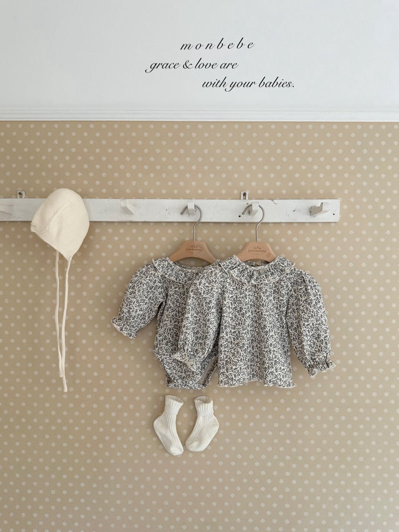 Monbebe - Korean Baby Fashion - #onlinebabyshop - Leaf Puff Tee - 2