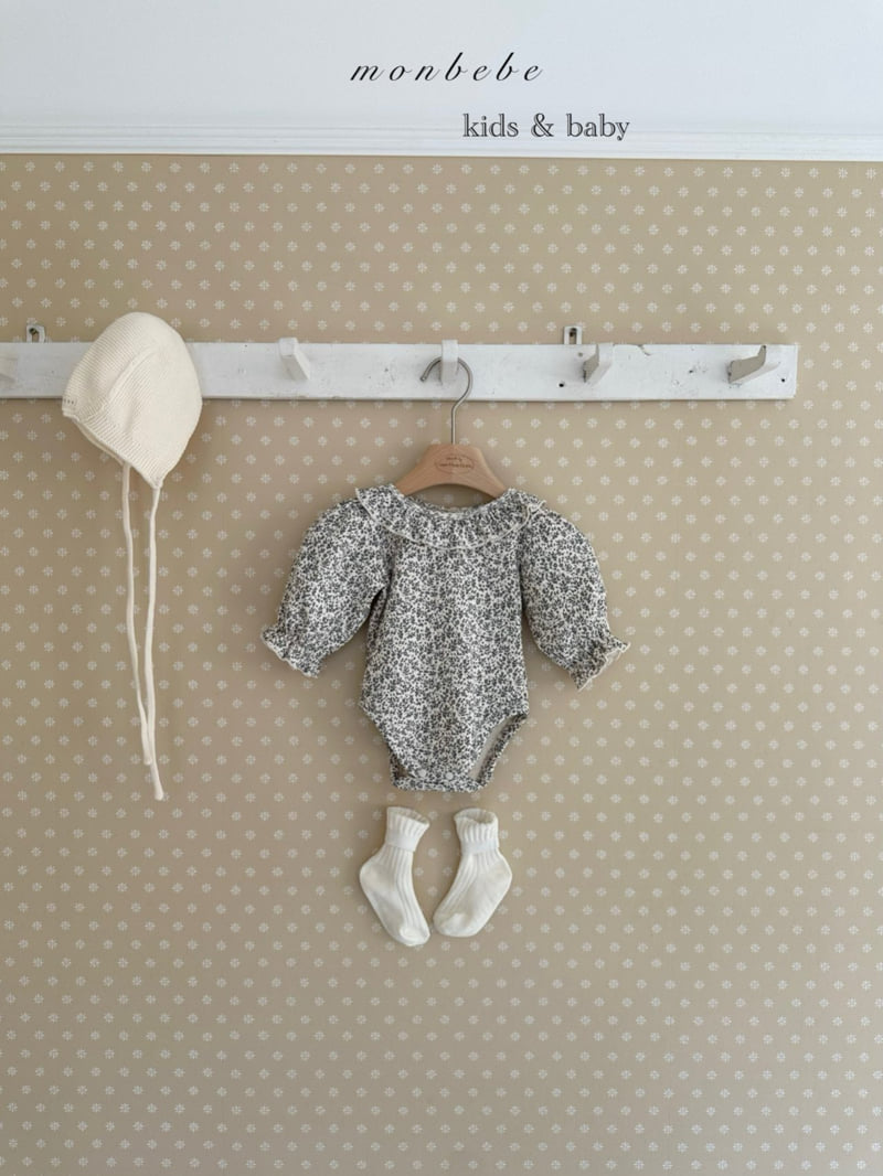 Monbebe - Korean Baby Fashion - #onlinebabyshop - Leaf Span Suit