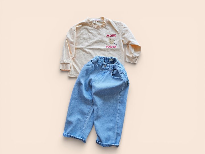Mooi Store - Korean Children Fashion - #Kfashion4kids - More Pasta Tee - 9
