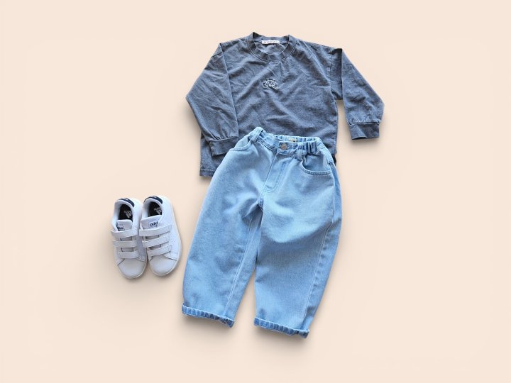 Mooi Store - Korean Children Fashion - #childofig - Bicycle Pigment Tee - 8