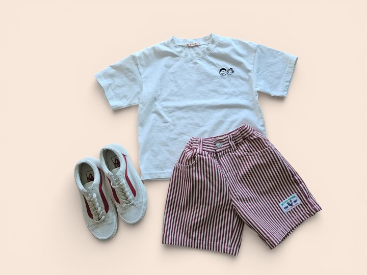 Mooi Store - Korean Children Fashion - #childofig - Embroidery Short Sleeve Tee - 6