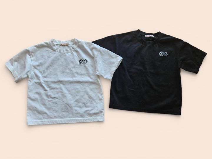 Mooi Store - Korean Children Fashion - #childofig - Embroidery Short Sleeve Tee - 7