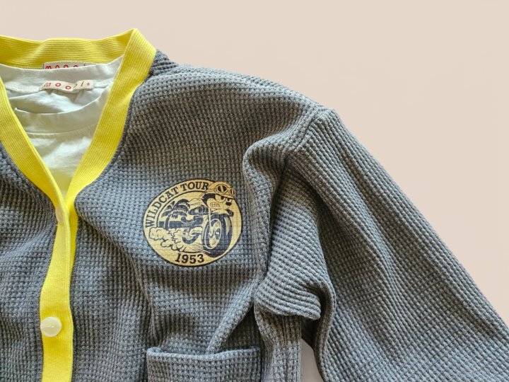 Mooi Store - Korean Children Fashion - #childrensboutique - Felix Waffle Cardigan - 3