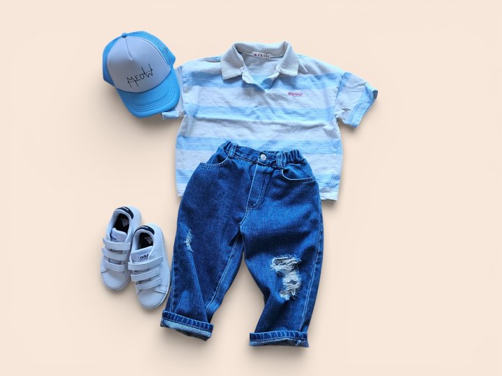 Mooi Store - Korean Children Fashion - #childrensboutique - Moi Open Denim Pants - 3