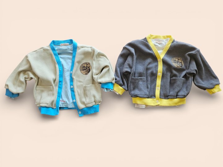 Mooi Store - Korean Children Fashion - #childrensboutique - Felix Waffle Cardigan - 4