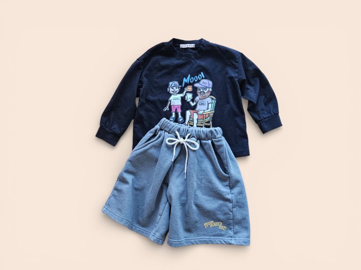 Mooi Store - Korean Children Fashion - #designkidswear - Dad Warrior Print Tee - 8