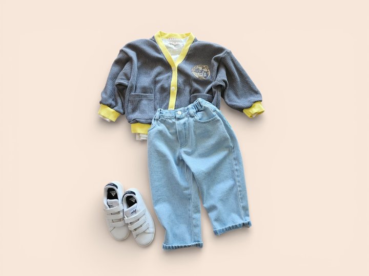 Mooi Store - Korean Children Fashion - #discoveringself - Felix Waffle Cardigan - 5