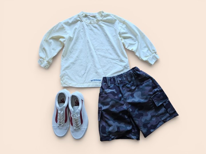 Mooi Store - Korean Children Fashion - #fashionkids - Camo Short Pants - 5