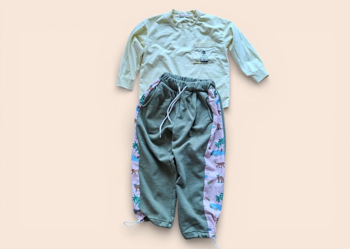 Mooi Store - Korean Children Fashion - #fashionkids - Cheetah Contrast String Pants - 3