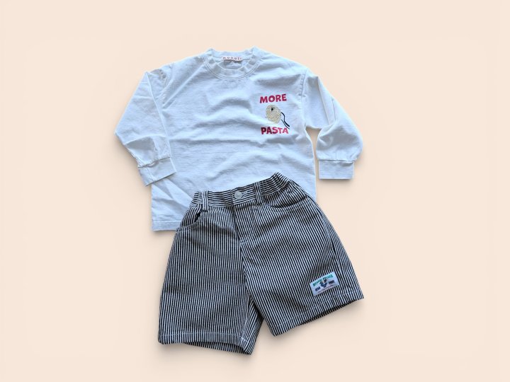 Mooi Store - Korean Children Fashion - #fashionkids - More Pasta Tee - 5