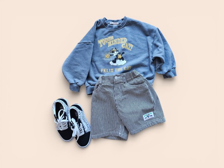 Mooi Store - Korean Children Fashion - #kidsshorts - Felix Pig Sweatshirt - 8