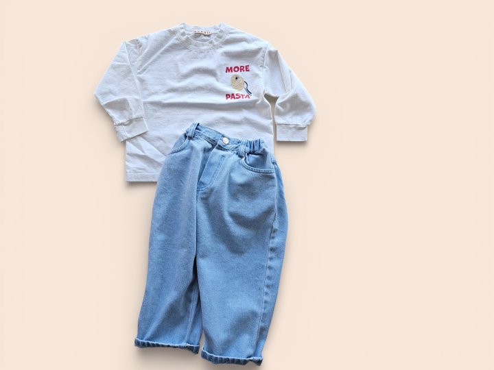 Mooi Store - Korean Children Fashion - #kidsshorts - More Pasta Tee - 6